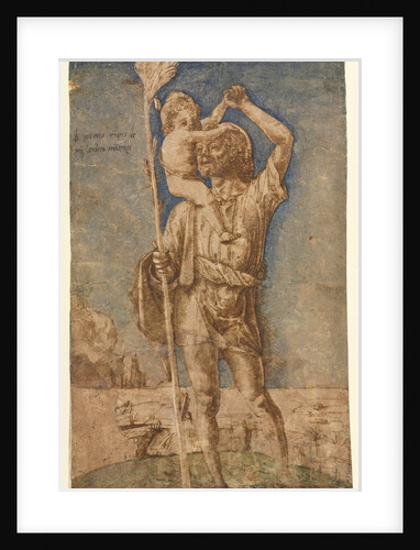 Saint Christopher, c.1500 by Andrea Mantegna