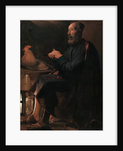 Saint Peter Repentant, 1645 by Georges de La Tour