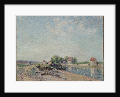 Saint-Mammès, Loing Canal, 1885 by Alfred Sisley
