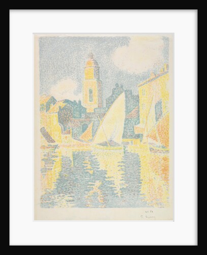 Saint-Tropez: The Port, 1897-1898 by Paul Signac