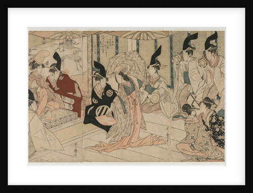 Scene Adapted from the play The Treasury of Loyal Retainers, late 1790s by Kitagawa Utamaro