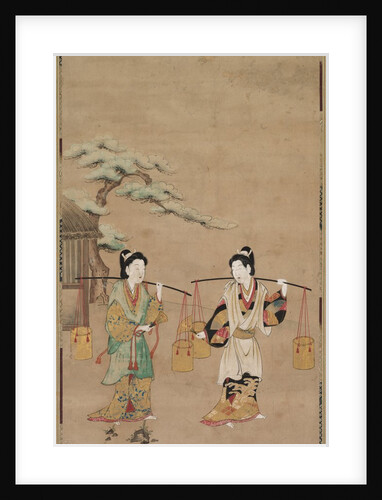 Scene from a Noh Play, early 18th century by Unknown