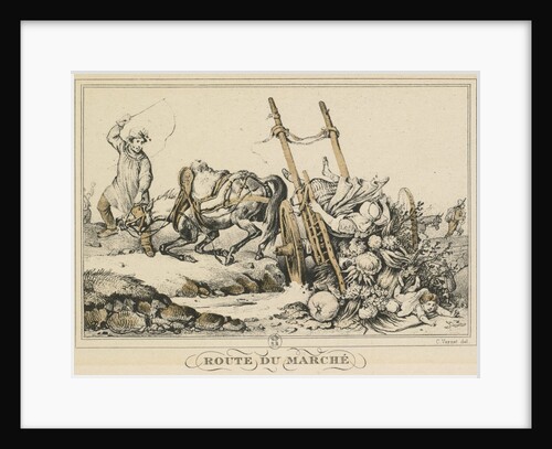 Scenes of Daily Life, Roads and Paths: Road to Market?, 1819 by Carle Vernet