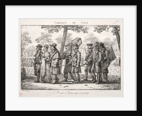 Scenes of Paris: Blind Men from the Quinze Vingts, Walking by Jean Henri Marlet
