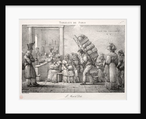 Scenes of Paris: The Pawnshop by Jean Henri Marlet