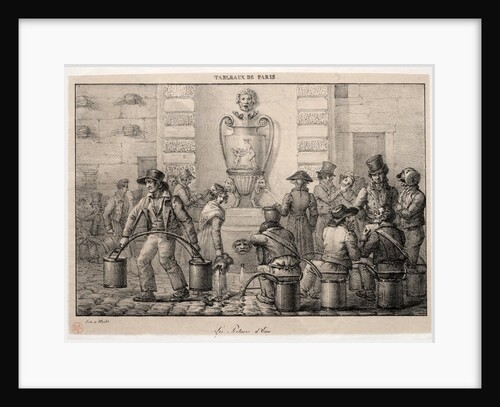 Scenes of Paris: The Water Carriers by Jean Henri Marlet