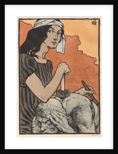 Sculptress, 1897 by Eugène Grasset