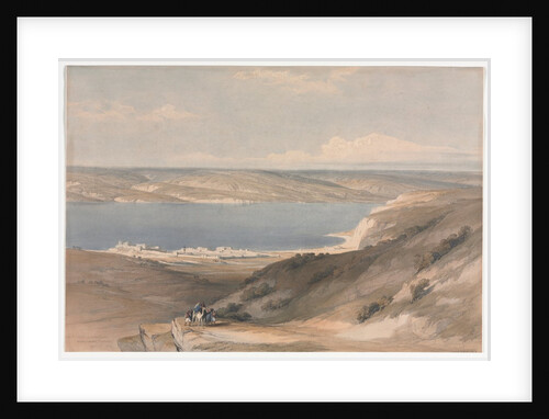 Sea of Galilee at Genezareth looking Towards Bashan, 1839 by David Roberts