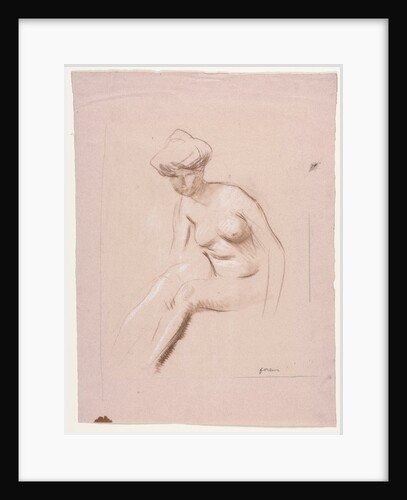 Seated Nude, fourth quarter 1800s or first third 1900s by Jean Louis Forain