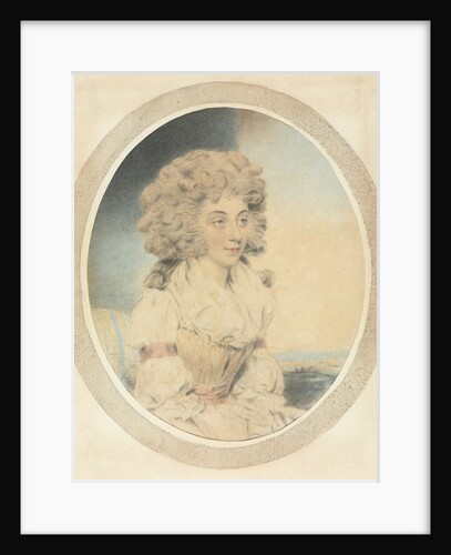 Seated Young Lady Facing Right by John Downman