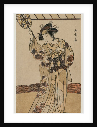 Segawa Kikunojo II as the Referee of a Wrestling Match, c. late 1770s by Katsukawa Shunsho