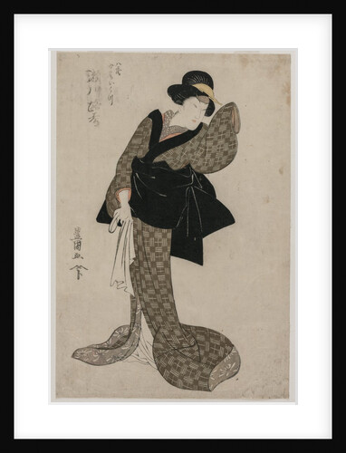 Segawa Roko as Hachizo's Wife Ohatsu, c. 1805 by Utagawa Toyokuni