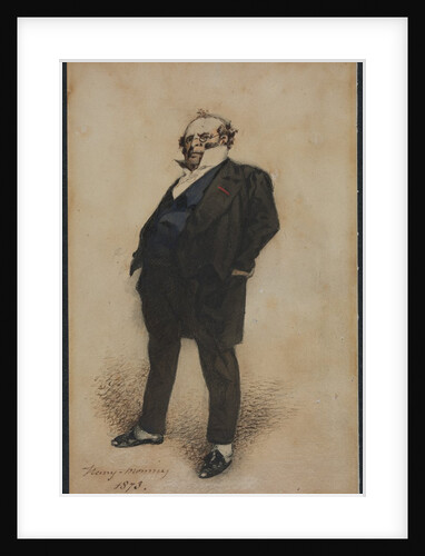 Self-Portrait in the Role of M. Prudhomme, 1873 by Henry Bonaventure Monnier