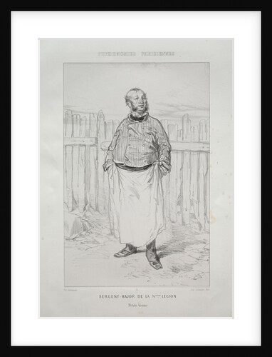 Sergent - Major de la Nième Légion by Paul Gavarni