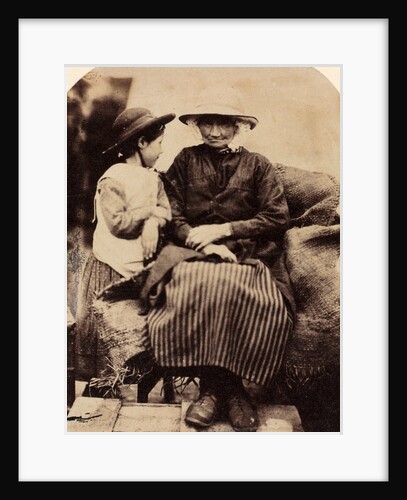 Servants at Rhagatt, Corwen, North Wales, c. 1860 by John Lloyd