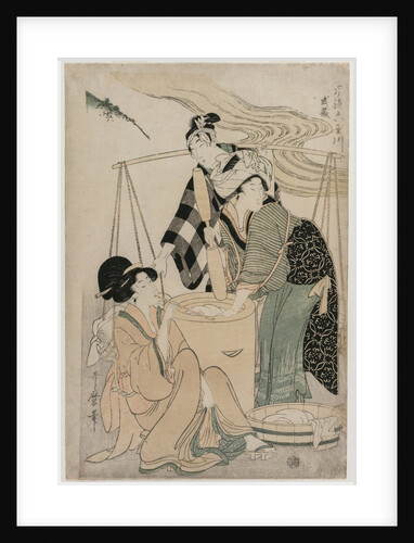 Settsu Province from the series Fashionable Six Jewel Rivers, c. 1804 by Kitagawa Utamaro