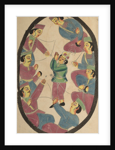 Seven Heroes or Warriors Killing Abhimanya, Son of Arjuna, 1800s by Unknown