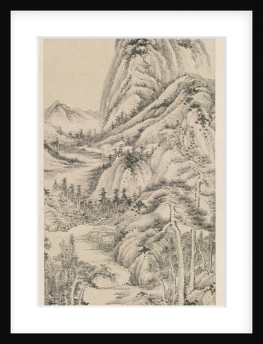 Shade of Pines in a Cloudy Valley, 1660 by Wang Jian