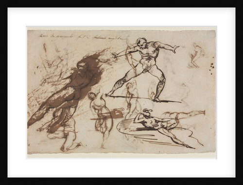 Sheet of Sketches, 1819 by Théodore Géricault