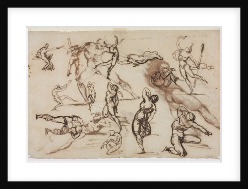 Sheet of Sketches, 1819 by Théodore Géricault