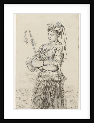 Shepherdess, c. 1878 by Winslow Homer