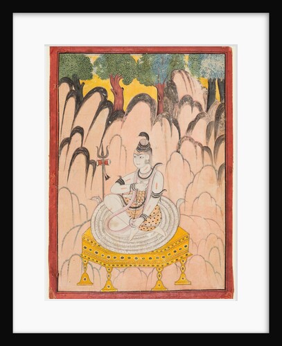 Shiva seated on a Throne in a landscape, c. 1760 by Unknown