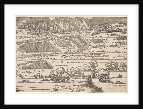 Siege of a Fortress: Left Portion by Albrecht Dürer