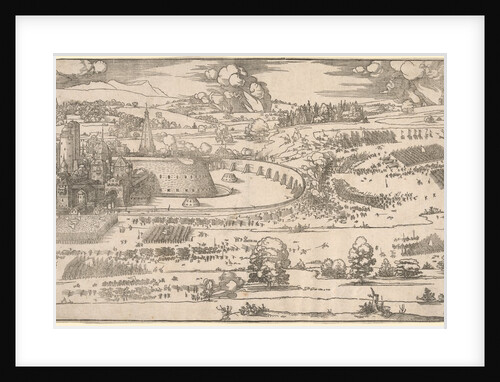 Siege of a Fortress: Right Portion by Albrecht Dürer