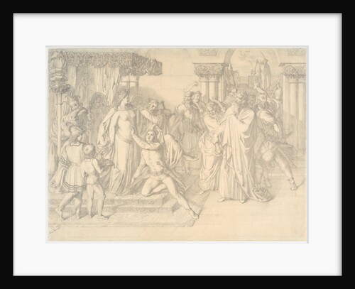 Singers Contest on the Wartburg, c. 1853 by Anton Romako