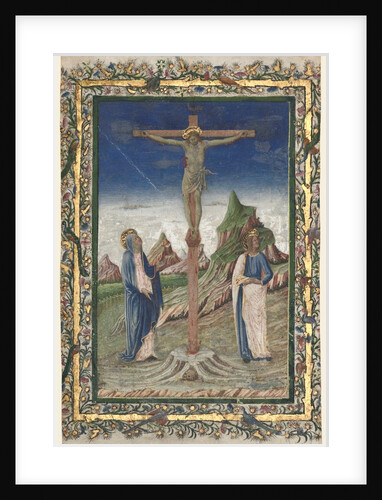 Single Leaf from a Missal: The Crucifixion, late 1400s by Unknown