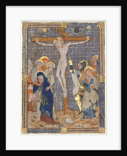 Single Miniature Excised from a Missal: The Crucifiction, c. 1385-1390 by Unknown