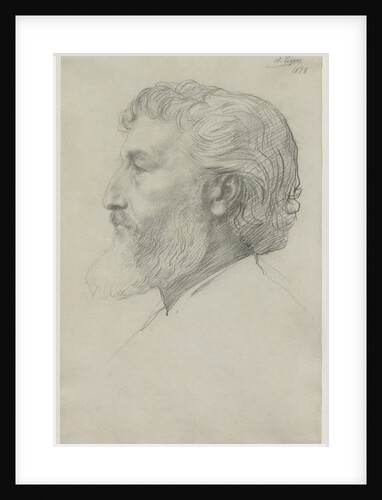 Sir Frederick Leighton, 1878 by Alphonse Legros