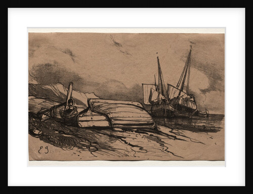 Six Marines, 1833 by Eugène Isabey