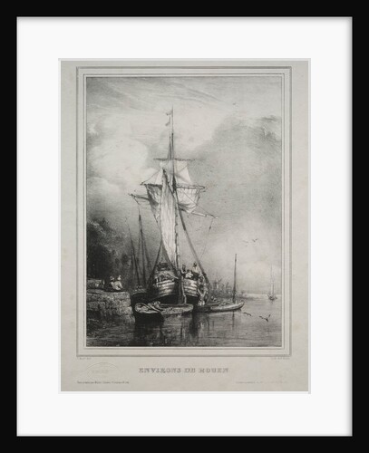 Six Marines: Environs of Rouen, France, 1832 by Paul Hüet