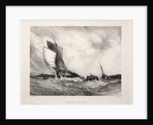 Six Marines: Retour au port, 1833 by Eugène Isabey