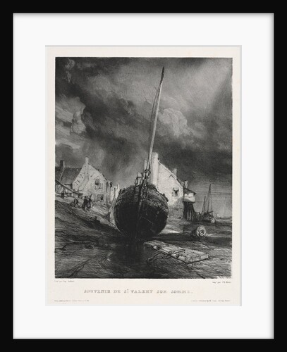 Six Marines: Souvenir de Saint Valéry sur Somme, 1833 by Eugène Isabey