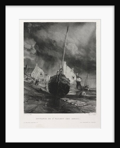 Six Marines: Souvenir Saint Valéry-sur-Somme, 1833 by Eugène Isabey; Morlot