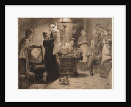 Sketch to illustration 'The Stationary Baby', 1912 by William Leroy Jacobs