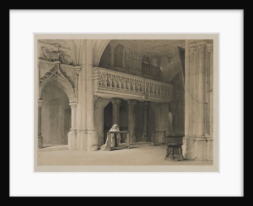 Sketches in Belgium and Germany, Volume I: Nönnberg Convent, Salzburg, 1840 by Louis Haghe