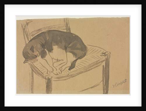 Sleeping Cat Torso of a Nude Woman, first third 1900s by Jane Poupelet