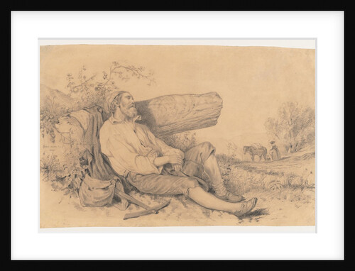 Sleeping Field Worker, 1842 by Dominque Louis Papety