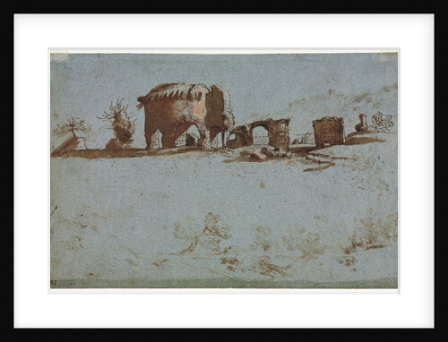 Small Group of Roman Ruins, c. 1650 by Unknown