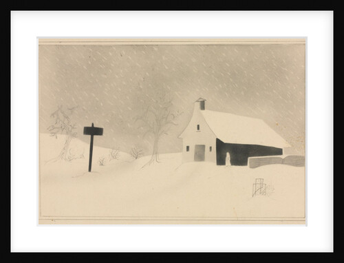 Snow Storm in Vermont by Mary Altha Nims