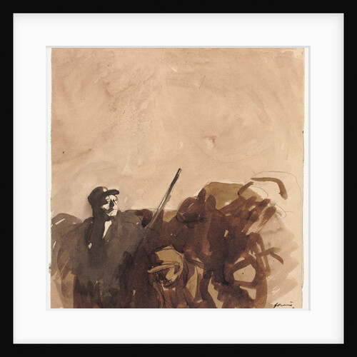 Soldier in a Trench Reclining Woman, 1915 by Jean Louis Forain