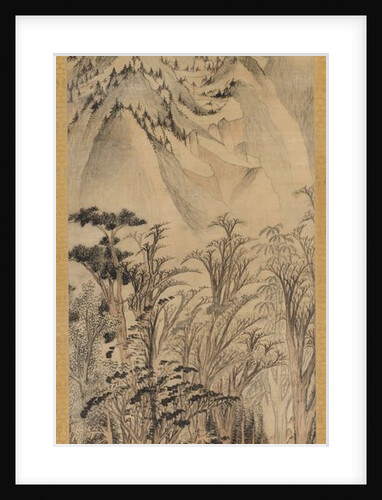 Solitary Colors of the Autumn Woods, first half 1600s by Wang Jianzhang