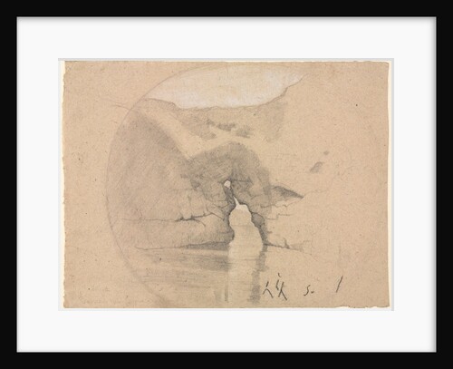 Sorrente, Bains de la Reine Jeanne by Henri Joseph Harpignies