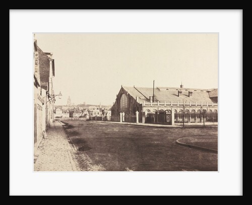 South Gable of the Boulogne Railway Station, c. 1855 by Édouard Baldus; Baron James de Rothschild