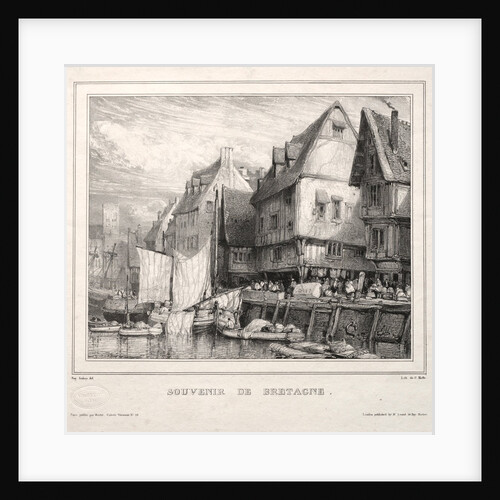 Souvenirs: Souvenir of Brittany, 1832 by Eugène Isabey