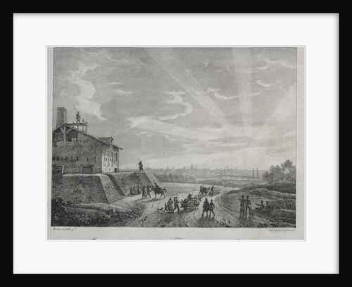 Spanish Campaign: A Building Fortified by the French near Valladolid by Baron Louis Albert Guillain Bacler d'Alber