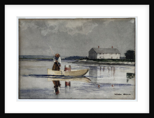 Spearing Eels, ? late 1800s by Winslow Homer